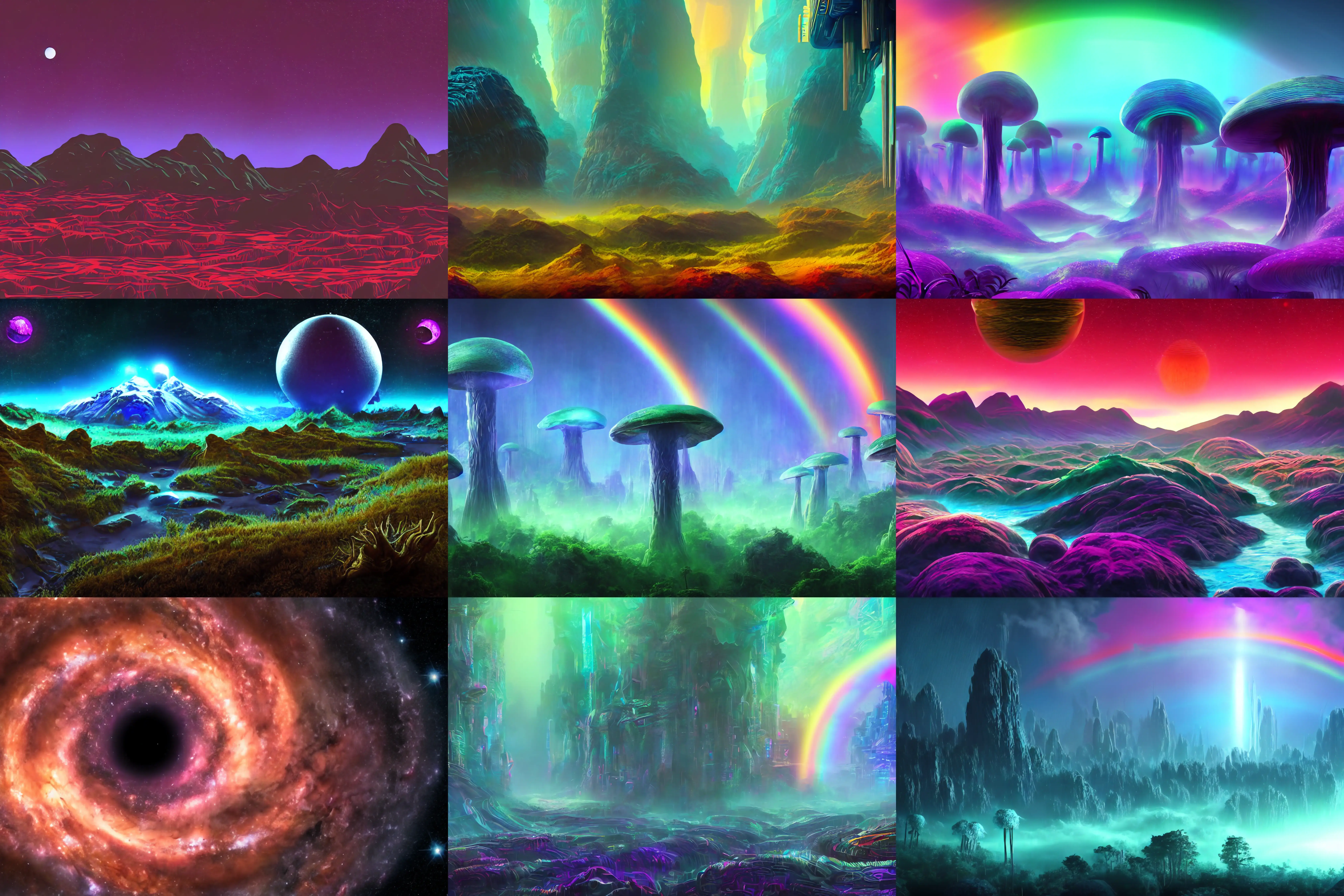 Diffusion Wallpapers and Posters